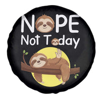 Nope Not Today Spare Tire Cover Funny Sloth Lover Gift - Wonder Print Shop