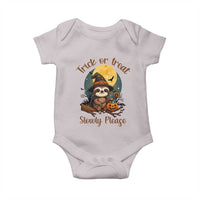 Funny Halloween Sloth Baby Onesie Trick Or Treat Slowly Please - Wonder Print Shop