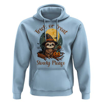 Funny Halloween Sloth Hoodie Trick Or Treat Slowly Please - Wonder Print Shop
