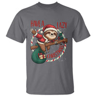 Have A Lazy Christmas T Shirt Cute Xmas Sloth - Wonder Print Shop