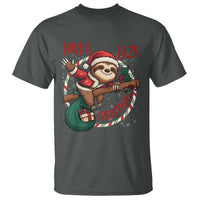 Have A Lazy Christmas T Shirt Cute Xmas Sloth - Wonder Print Shop