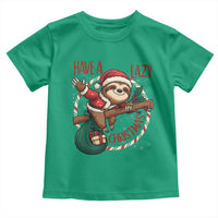Have A Lazy Christmas Toddler T Shirt Cute Xmas Sloth - Wonder Print Shop