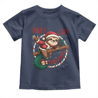 Have A Lazy Christmas Toddler T Shirt Cute Xmas Sloth - Wonder Print Shop