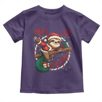 Have A Lazy Christmas Toddler T Shirt Cute Xmas Sloth - Wonder Print Shop