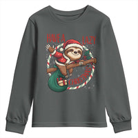 Have A Lazy Christmas Youth Sweatshirt Cute Xmas Sloth - Wonder Print Shop