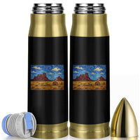 Starry Night Desert Monument Valley Bullet Tumbler Hogan Home Oil Painting Graphic