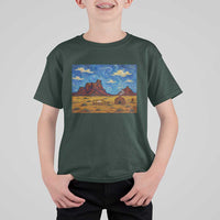 Starry Night Desert Monument Valley T Shirt For Kid Hogan Home Oil Painting Graphic
