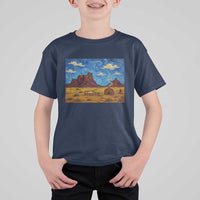 Starry Night Desert Monument Valley T Shirt For Kid Hogan Home Oil Painting Graphic