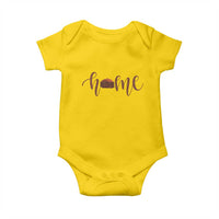 Rustic Hogan Home Typography Baby Onesie Native American Heritage Pride