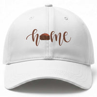 Rustic Hogan Home Typography Baseball Cap Native American Heritage Pride