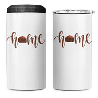 Rustic Hogan Home Typography 4 in 1 Can Cooler Tumbler Native American Heritage Pride