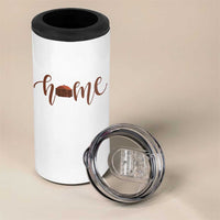 Rustic Hogan Home Typography 4 in 1 Can Cooler Tumbler Native American Heritage Pride