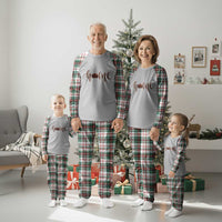 Rustic Hogan Home Typography Plaid Pajama Set Native American Heritage Pride