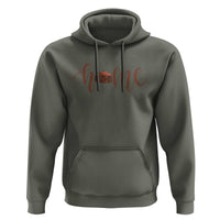 Rustic Hogan Home Typography Hoodie Native American Heritage Pride