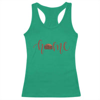 Rustic Hogan Home Typography Racerback Tank Top Native American Heritage Pride