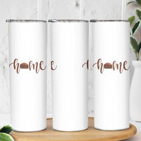 Rustic Hogan Home Typography Skinny Tumbler Native American Heritage Pride