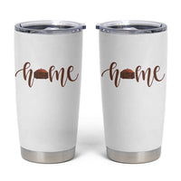 Rustic Hogan Home Typography Tumbler Cup Native American Heritage Pride