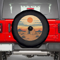 Vintage Monument Valley Landscape Spare Tire Cover Desert Hogan Home Art