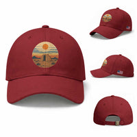Vintage Monument Valley Landscape Baseball Cap Desert Hogan Home Art