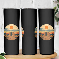 Vintage Monument Valley Landscape Skinny Tumbler Desert Hogan Home Art