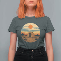 Vintage Monument Valley Landscape T Shirt For Women Desert Hogan Home Art