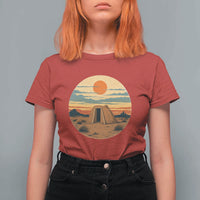 Vintage Monument Valley Landscape T Shirt For Women Desert Hogan Home Art