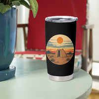 Vintage Monument Valley Landscape Tumbler Cup Desert Hogan Home Art