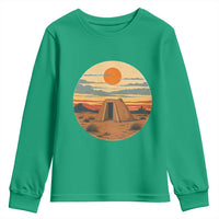 Vintage Monument Valley Landscape Youth Sweatshirt Desert Hogan Home Art