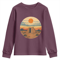 Vintage Monument Valley Landscape Youth Sweatshirt Desert Hogan Home Art