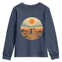 Vintage Monument Valley Landscape Youth Sweatshirt Desert Hogan Home Art