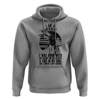 Native American Heritage Pride Gift Hoodie I Am A Cherokee Born With Heart On My Sleeve