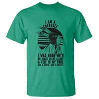 Native American Heritage Pride Gift T Shirt I Am A Cherokee Born With Heart On My Sleeve