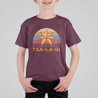 Tsalagi Seven Pointed Star T Shirt For Kid Cherokee Native American Heritage