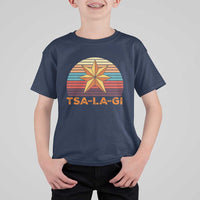 Tsalagi Seven Pointed Star T Shirt For Kid Cherokee Native American Heritage