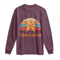Tsalagi Seven Pointed Star Long Sleeve Shirt Cherokee Native American Heritage