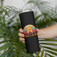 Tsalagi Seven Pointed Star Skinny Tumbler Cherokee Native American Heritage