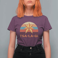 Tsalagi Seven Pointed Star T Shirt For Women Cherokee Native American Heritage