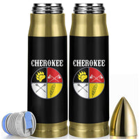 Cherokee Cultural Pride Bullet Tumbler Native American Medicine Wheel Art