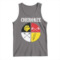 Cherokee Cultural Pride Tank Top Native American Medicine Wheel Art