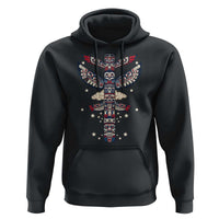 Native American Totem Pole Hoodie Pacific Northwest Indigenous Tribal