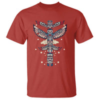 Native American Totem Pole T Shirt Pacific Northwest Indigenous Tribal