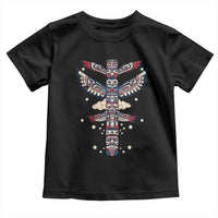 Native American Totem Pole Toddler T Shirt Pacific Northwest Indigenous Tribal