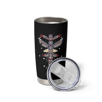 Native American Totem Pole Tumbler Cup Pacific Northwest Indigenous Tribal