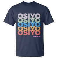 Osiyo Tsalagi Cherokee Native American Pride T Shirt Retro Stacked Typography