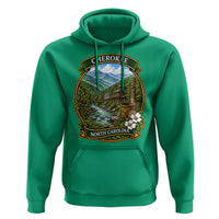 Vintage Great Smoky Mountains Hoodie Cherokee North Carolina Landscape