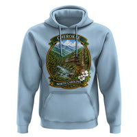 Vintage Great Smoky Mountains Hoodie Cherokee North Carolina Landscape