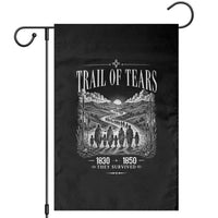 Cherokee History Native American Vintage Gift Garden Flag They Survived Trail Of Tears