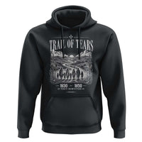 Cherokee History Native American Vintage Gift Hoodie They Survived Trail Of Tears