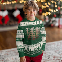 Cherokee Tsalagi Heritage Pride Stacked Typography Ugly Christmas Sweater