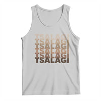 Cherokee Tsalagi Heritage Pride Stacked Typography Tank Top